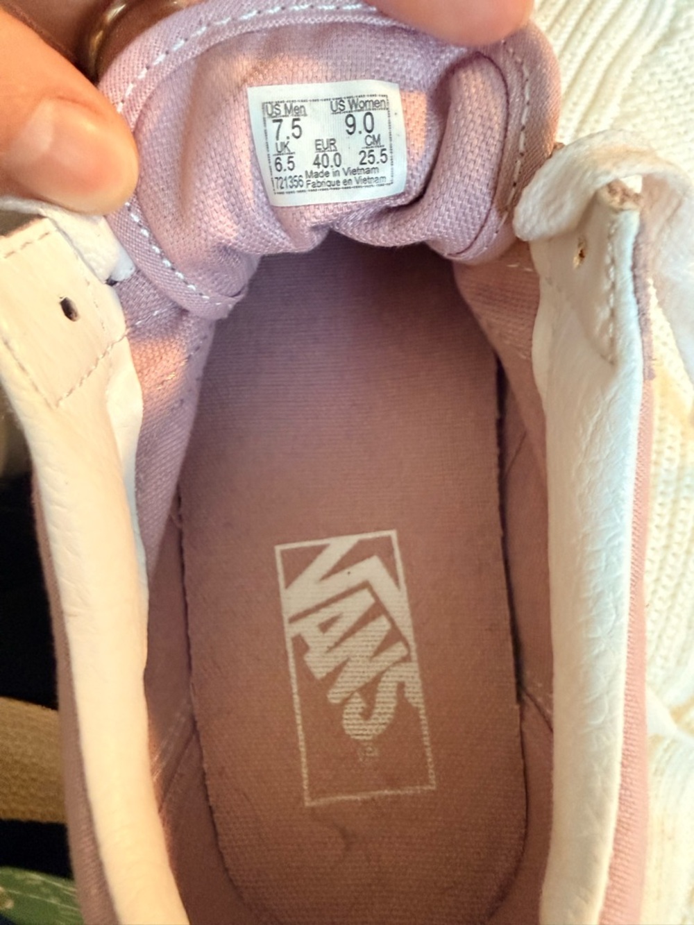 Vans Old Skool Stackform Platform Sneakers Pastel Pink Purple Womens Size 9 - Picture 4 of 4
